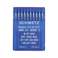 Schmetz light ballpoint needles industrial overlock B27 FFG SES size 65/9